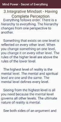 Mind Power Secret of Everythin android App screenshot 4